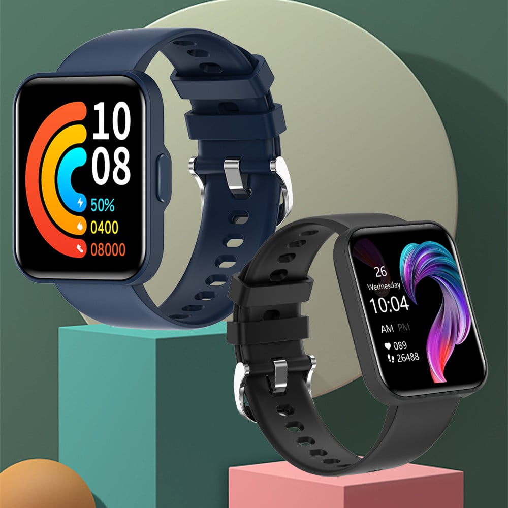 Montre Connectée Couple Sport - Cardio + SpO2 + 24 Modes Sport