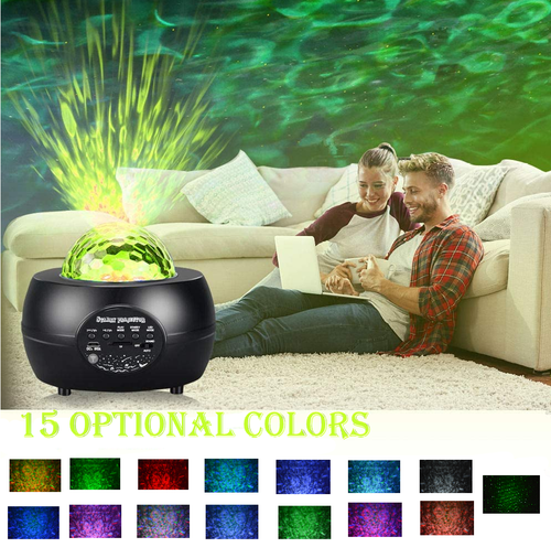 Projecteur Ciel Étoilé LED + Enceinte Bluetooth - Ambiance Galaxie