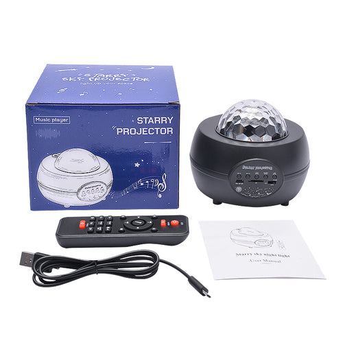 Projecteur Ciel Étoilé LED + Enceinte Bluetooth - Ambiance Galaxie